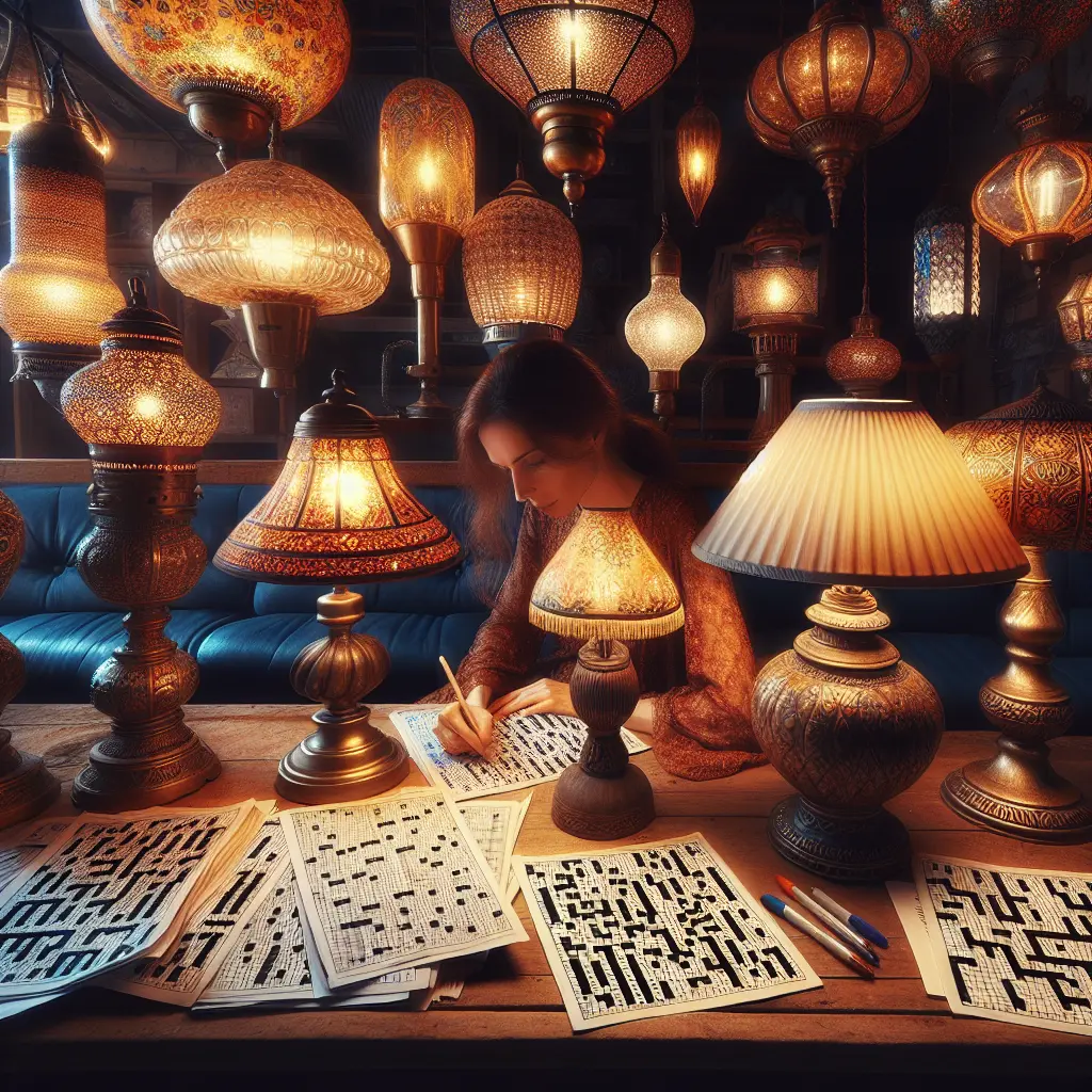 Lampe Krydsord Løsninger